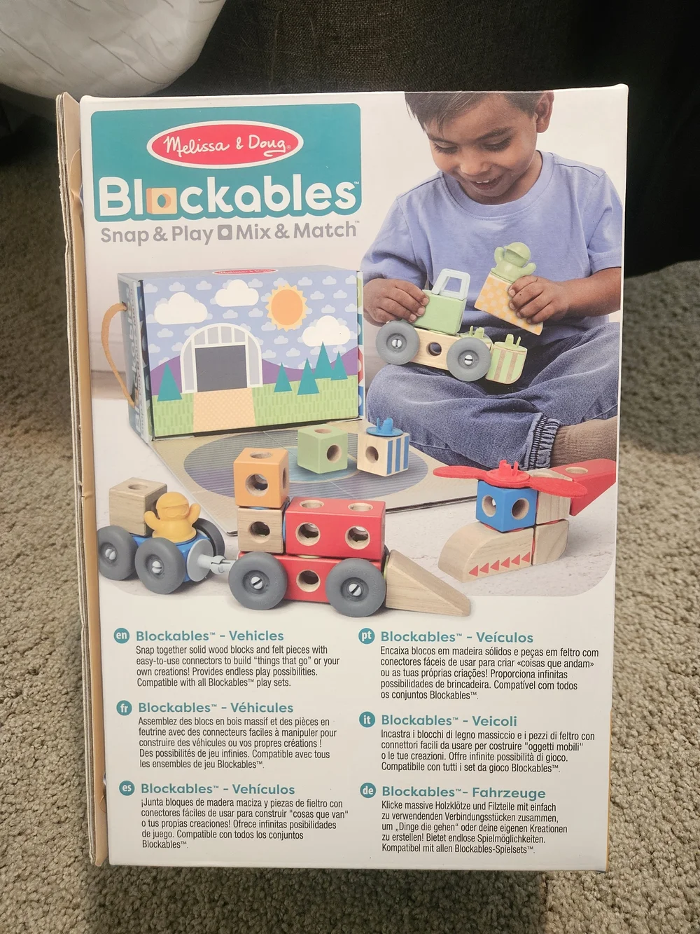 Melissa & Doug Blockables Snap & Play Mix & Match